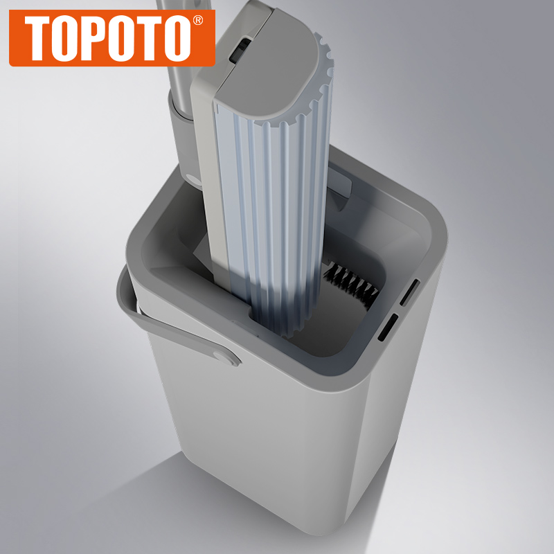 TOPOTO Newest Design House Cleaning Mini PVA Mop Bucket Set