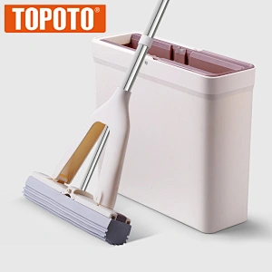 TOPOTO Magic Easy Collapsible Sponge PVA Folding Mop
