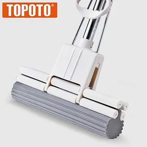 TOPOTO Window Floor Telescopic PVA Sponge Cleaning Mop