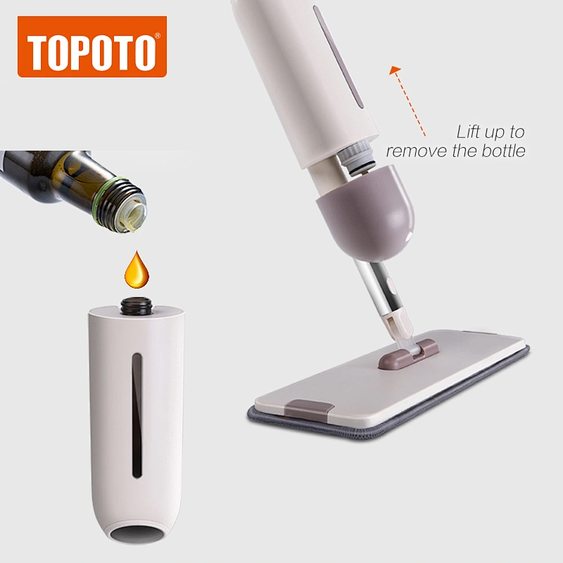 TOPOTO Easy Use Magic Wood Floor Microfiber Water Spray Mop