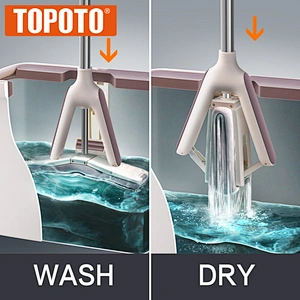 TOPOTO Innovative Design Magic Water Absorbing PVA Sponge Mop