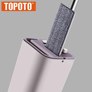 TOPOTO TV Shopping Bucket Microfiber Floor Lazy Flat Mop