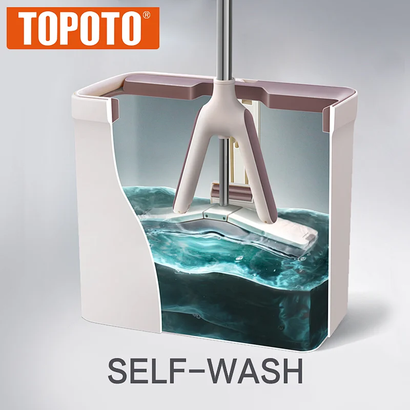TOPOTO Innovative Design Magic Water Absorbing PVA Sponge Mop