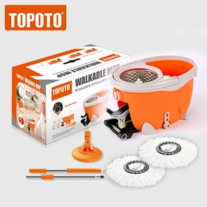 TOPOTO Best Selling Double Drive Microfiber 360 Spin Magic Home Cleaning Mop