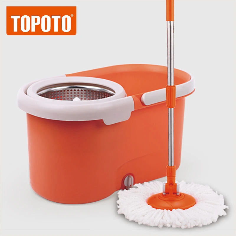 TOPOTO Best Selling Household Easy Clean 360 Magic Cleaning Floor Rotary Mop With Microfiber Mop Head