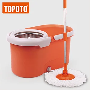 TOPOTO Best Selling Household Easy Clean 360 Magic Cleaning Floor Rotary Mop With Microfiber Mop Head