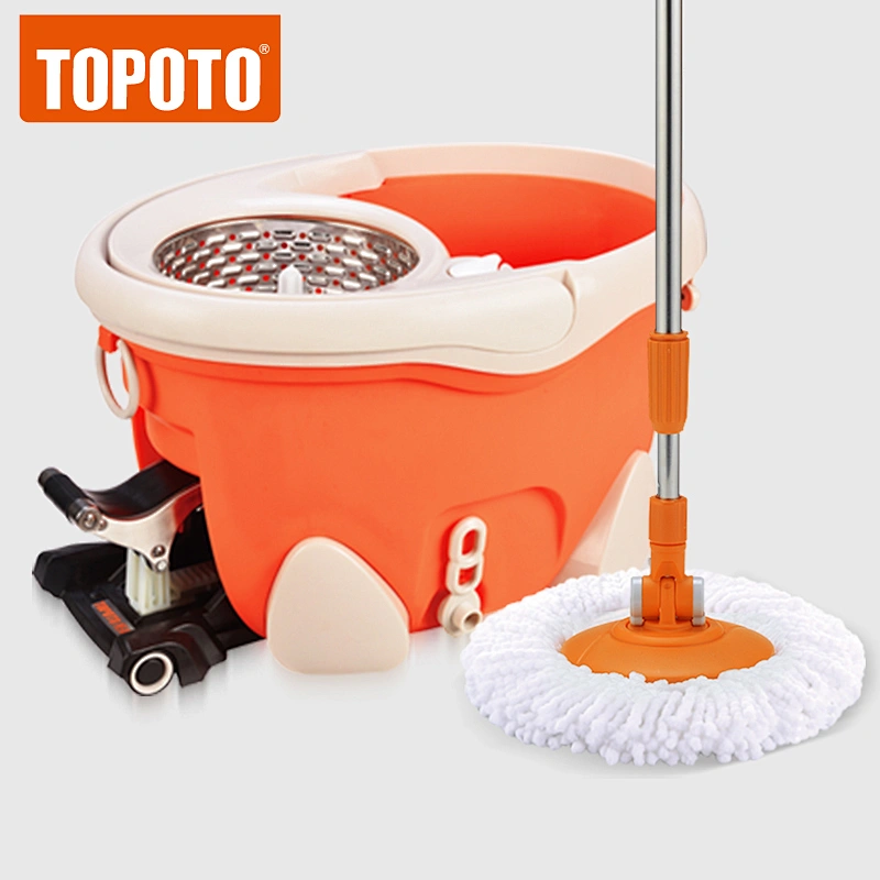 TOPOTO Best Selling Double Drive Microfiber 360 Spin Magic Home Cleaning Mop