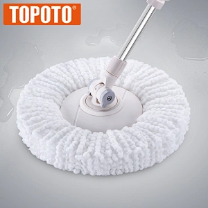 TOPOTO New Design Green Mop Microfiber Floor Mop, Spin Cleaning Mop
