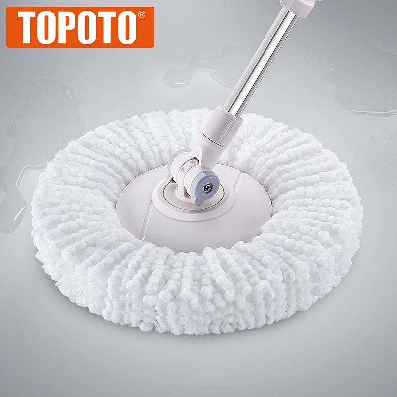 TOPOTO New Design Green Mop Microfiber Floor Mop, Spin Cleaning Mop