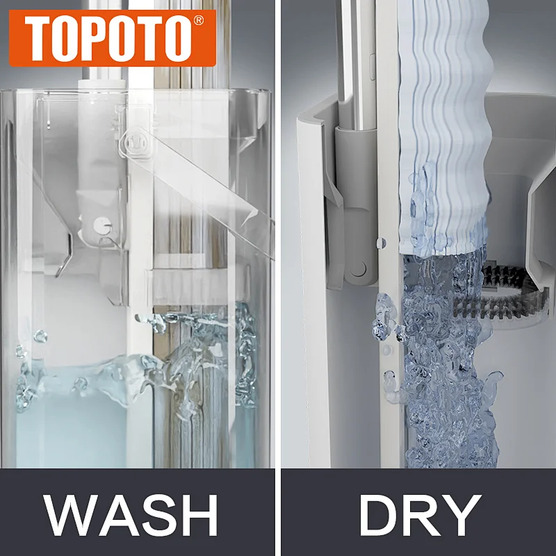 TOPOTO Newest Design House Cleaning Mini PVA Mop Bucket Set