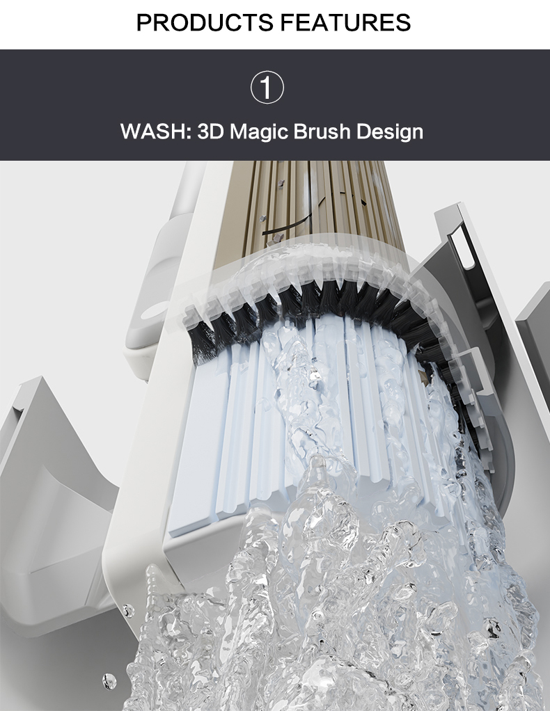 M3 Mop 3D Magic Brush Design