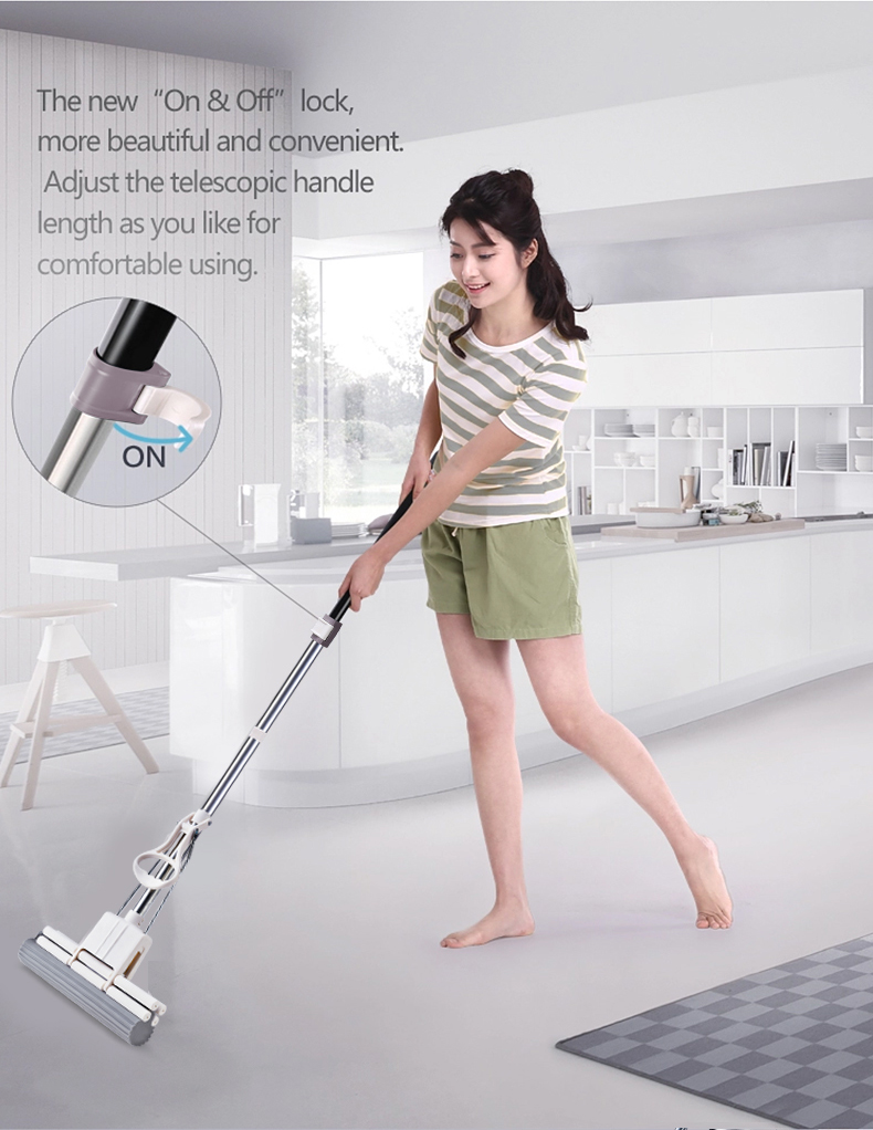Adjust telescopic handle mop