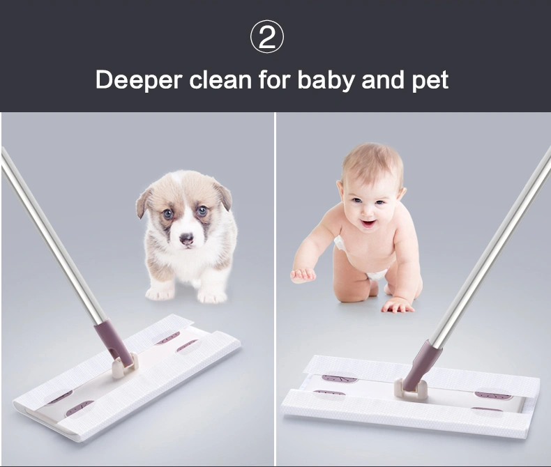 Deeper clean mop for baby and pet