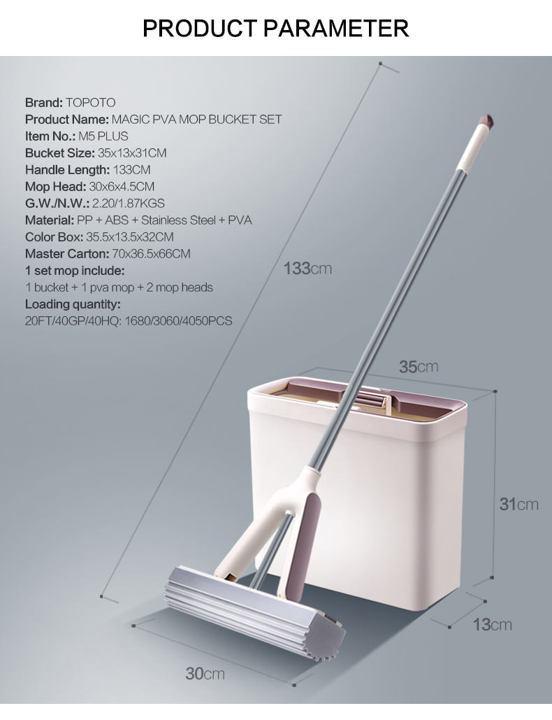 Balai Concept microfibre + mop vitre JPnature