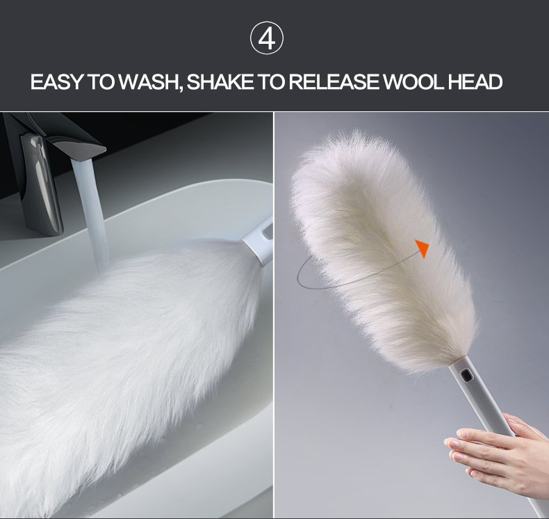 Easy Towash, Shake To Release Wool Head