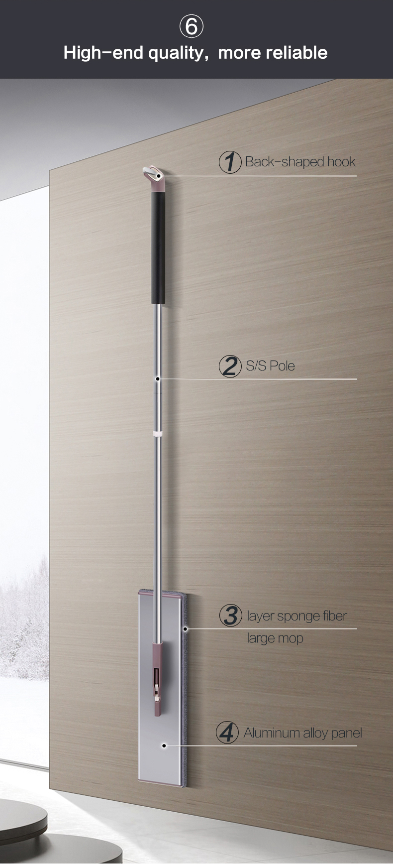 P6 High- end quality, more reliable mop