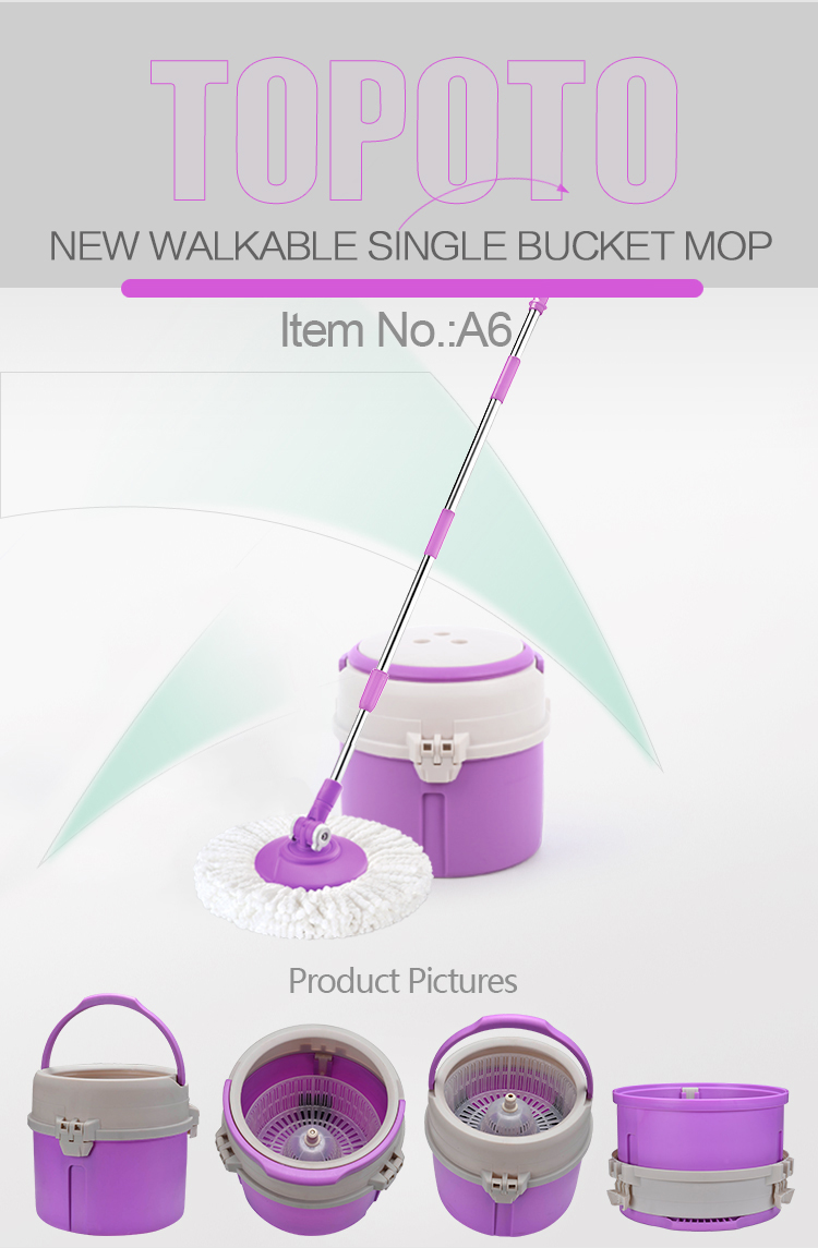 A6 new walkable single bucket mop