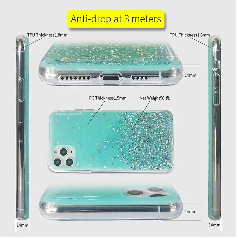2020 Top sell products for iPhone 12 pro max 11 cell phone case for iPhone 12 mini shiny mobile phone covers for iPhone 12 Pro