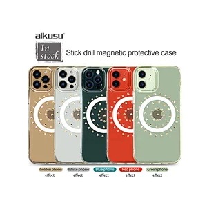 For iPhone 12 pro max magsafe personalized clear phone case