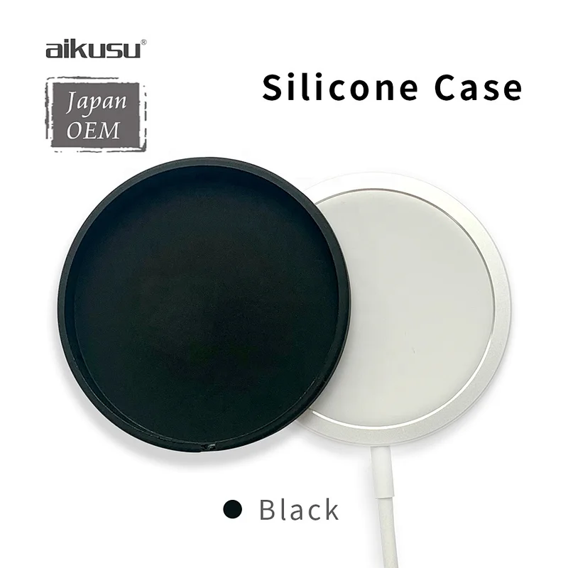 aikusu 2020 new product silicone case for iphone 12 pro mag-safe charger case