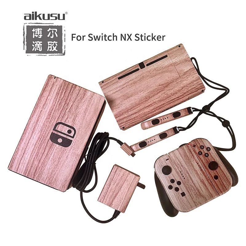 aikusu Video game player used protective skin sticker for Nintendo NX console custom labels vinyl game sticker