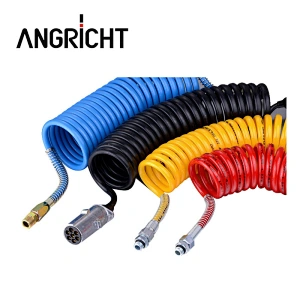 2 core 2.5 Square Large Coil Spring Wire Spiral Cable for Driving