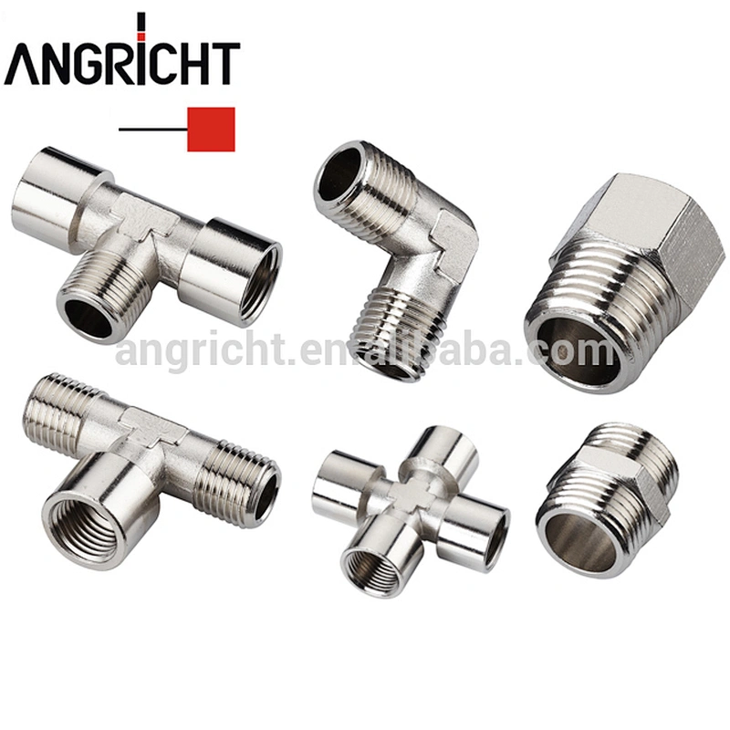 BSPP CYLINDRICAL REDUCTION NICKEL PLATED BRASS