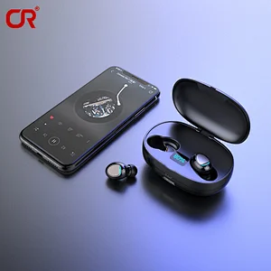 2020 New Digital Display TWS True Wireless Stereo Sound Bluetooth Earphones Touch Control Earbuds