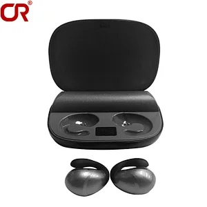 Comfortable Wearing Stereo Sports Wireless Earphone BT Headset with LED Display Power Bank