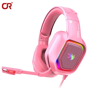 Gaming Headset Stereo Sound Headsets Wired Gamer Headphone with Mic LED light for Computer PC Gamer