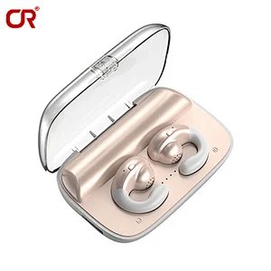 Comfortable Wearing Stereo Sports Wireless Earphone BT Headset with LED Display Power Bank