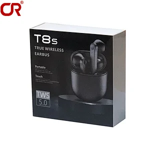 2020 Best earphones True Wireless Ear Buds T8s TWS Headphone New i12 Audifonos Bluetooth Headset