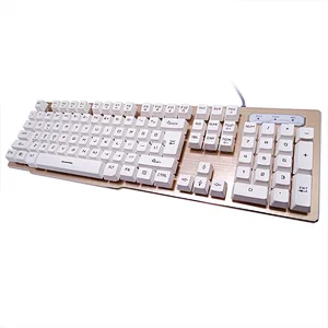Custom LOGO Wired 104 Keys RGB  Backlit Multimedia Ergonomic Gaming Mechanical Keyboard and Mouse
