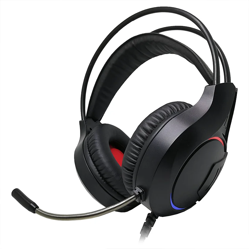 Game Headphones With Mic LED Light Surround Sound Over Ear Headset For PC Computer  Gaming Headset