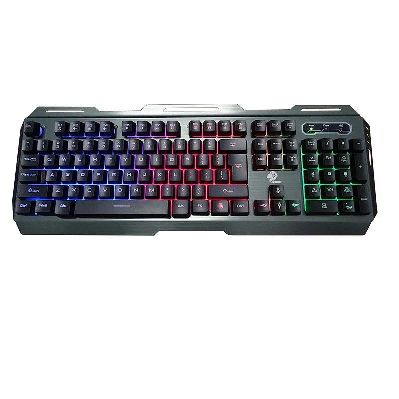 High-quality mechanical Wired keyboards Colorful led keyboard for computer gaming keyboards