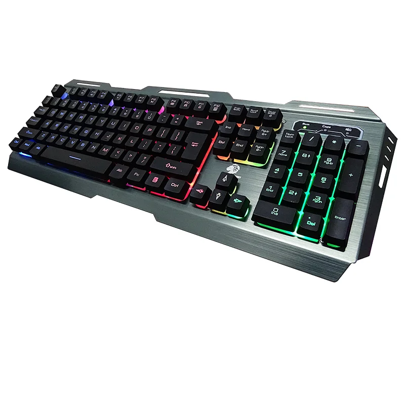 High-quality mechanical Wired keyboards Colorful led keyboard for computer gaming keyboards