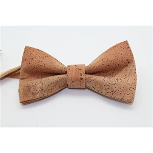 Boshiho eco friendly products wholesale cork wooden bowtie