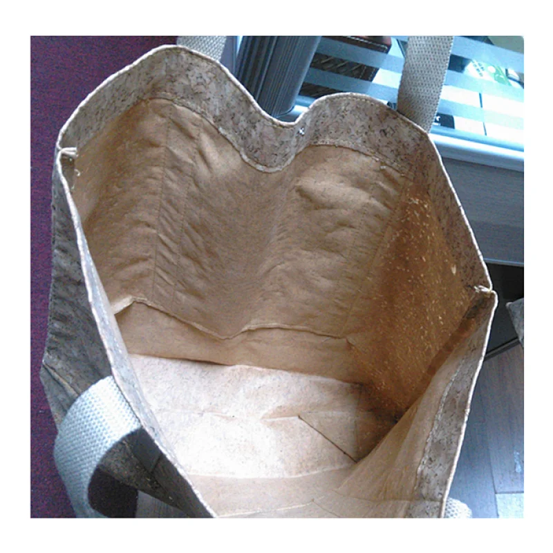 Boshiho hot selling customized cork tote bag vegan cork bag blank tote bag