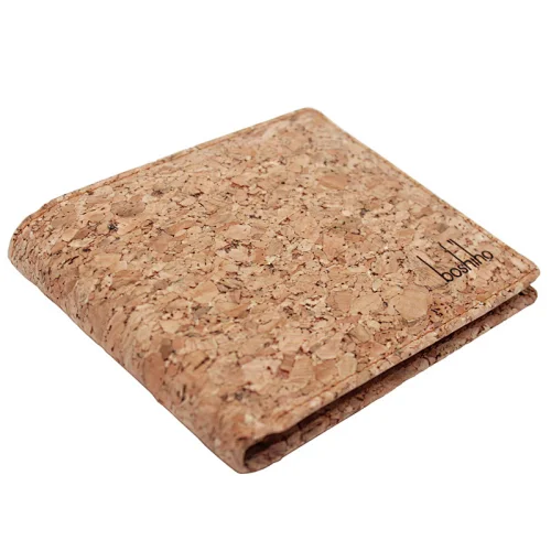 slim wallet golden Men retro Shorts cork wallet