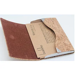 Boshiho ECO FRIENDLY natural Cork Card Holder wallet Card Case factory price
