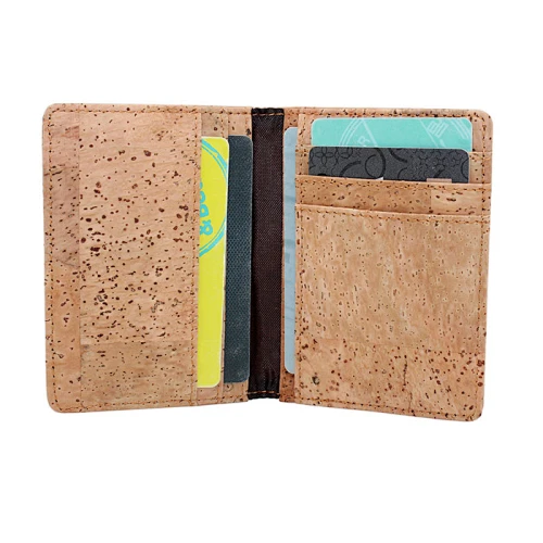 real cork wallet,credit card wallet,rfid slim cork wallet