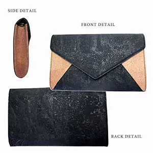 Boshiho wood Natural Eco friendly Cork fabric Crossbody Bag vegetable leather handbag fashion bag