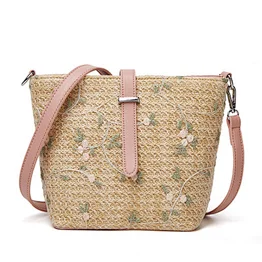 Boshiho Rattan Basket Straw Beach Bag Jute Bag for Women Eco-friendly and natural material Lady shoulder bag