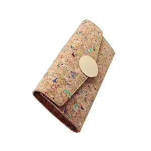 womens vegan women hot new products large capacity ecofriendly fabric cork wallet