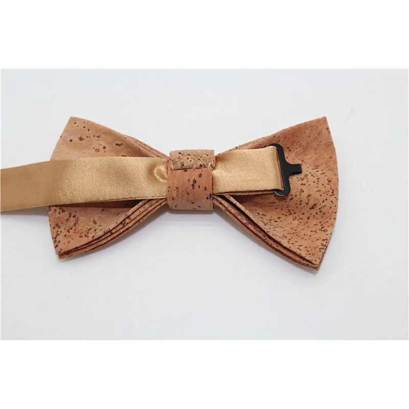 Boshiho eco friendly products wholesale cork wooden bowtie