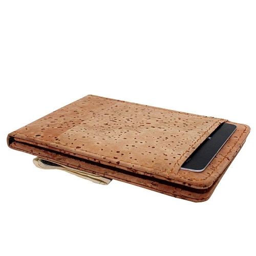 Baoshiho factory price eco friendly cork card holder wallet