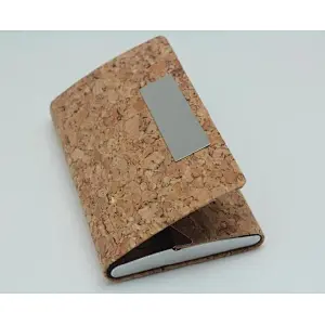 Boshiho ECO FRIENDLY natural Cork Card Holder wallet Card Case factory price