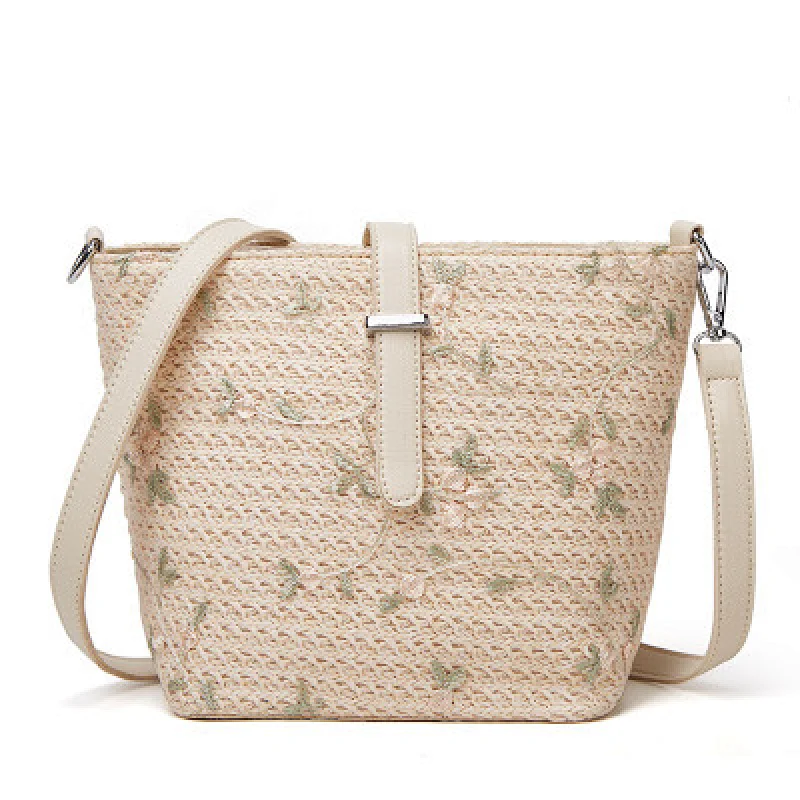 Boshiho Rattan Basket Straw Beach Bag Jute Bag for Women Eco-friendly and natural material Lady shoulder bag