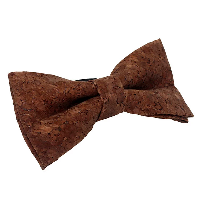 Boshiho New style  Amazon of professional leisure trending hot products men's cork casual bow tie