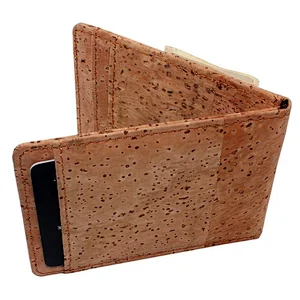 Baoshiho factory price eco friendly cork card holder wallet